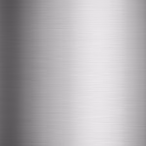 Brushed polished aluminium, vertical grain with a central highlight